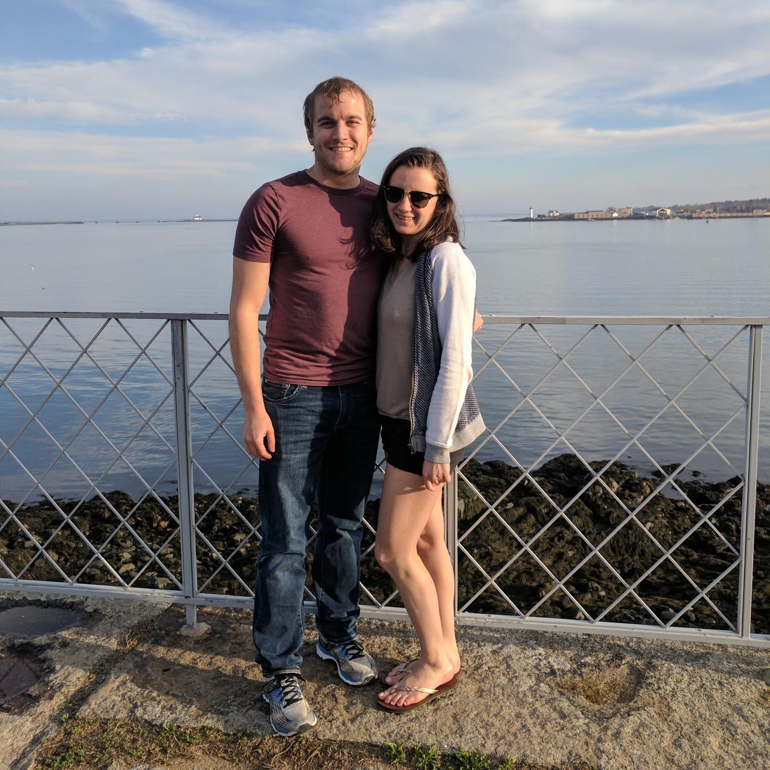 Celebratory picnic for graduating with our Masters! Fort McClary, Kittery Point, ME - May, 2017