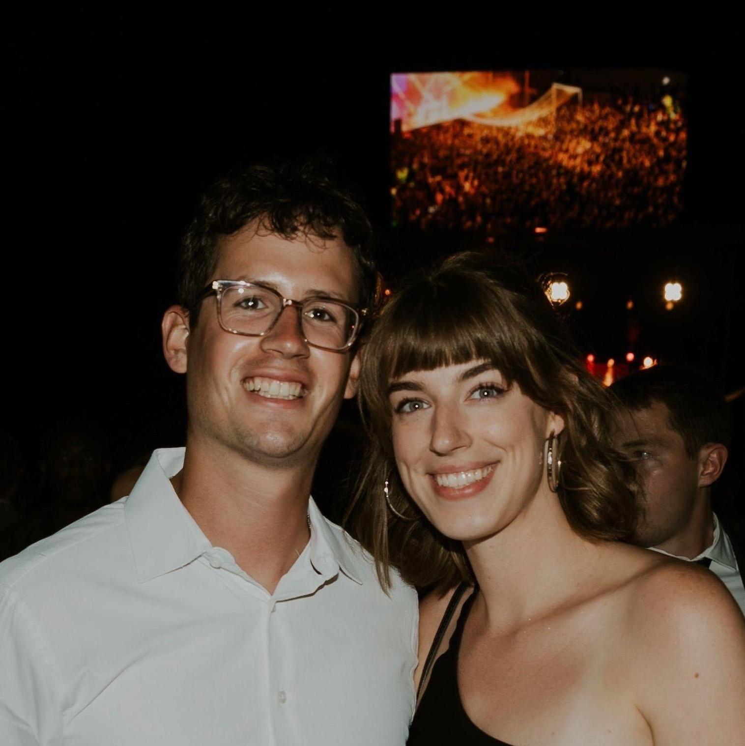 Grace asked John-Luc to be her date to "Bob Bash", the party to celebrate the inauguration of Notre Dame's new president. He regularly drove up from Indianapolis to South Bend to see her.