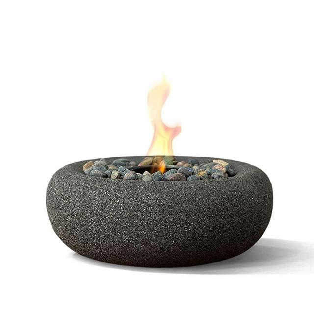 Terra Flame OD-TT-ZEN-GPH-03 Table Top Fire Bowl, Graphite