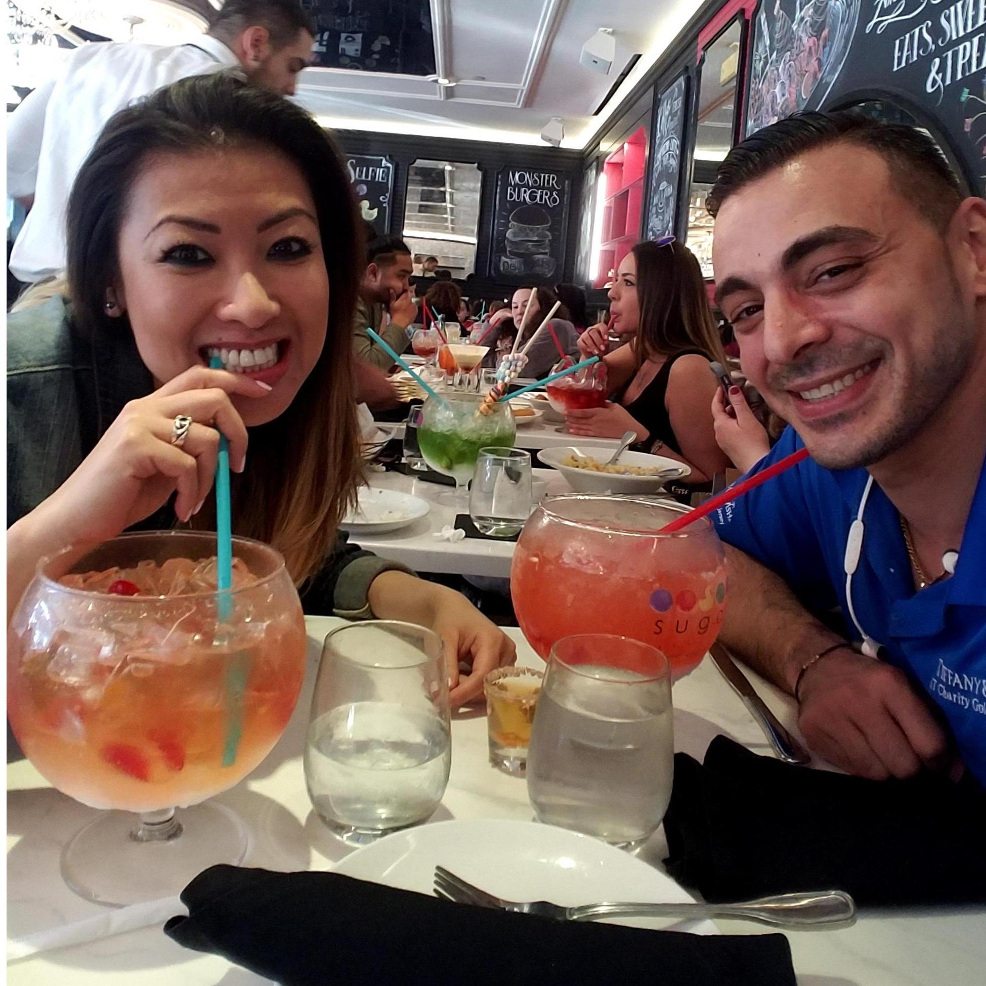 Our 2nd date at the Sugar Factory