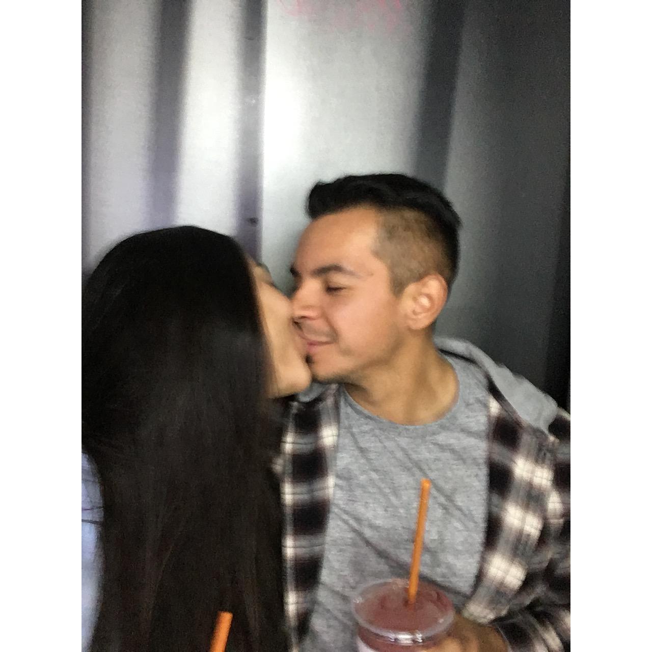 Movie theater makeout sesh hehehe