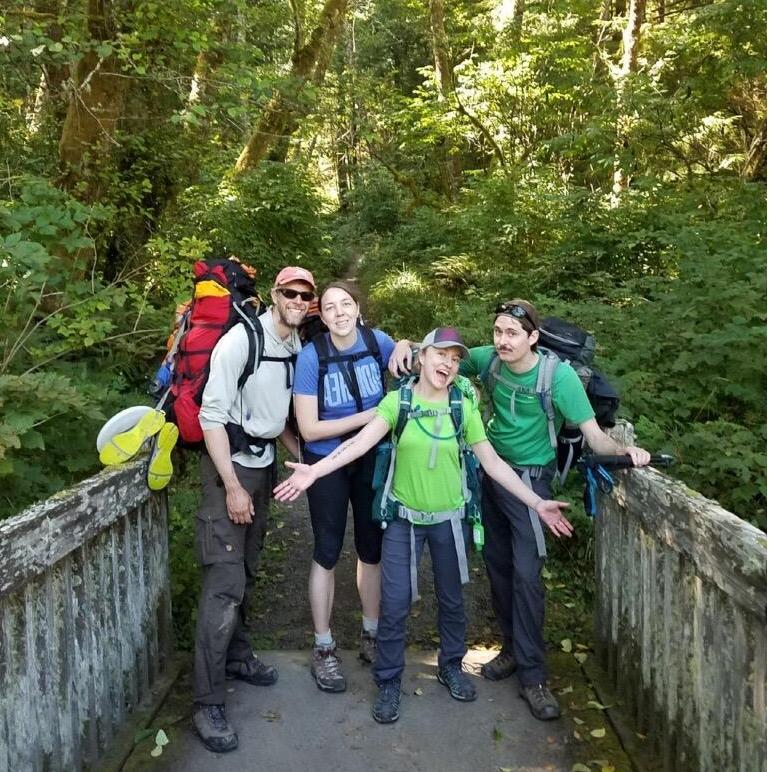 Date #64 -- Mile 30/30. Nat made it down the rope. Kelly made dinner & set up the tent that night (he offered!). We were still smiling at the end. Both realized we had Something Good here.