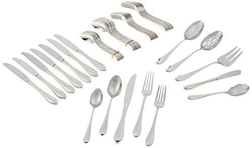 Gorham Studio Stainless 45 Piece Set-Service for 8 & 5 Serving Pieces, Silver - 846855