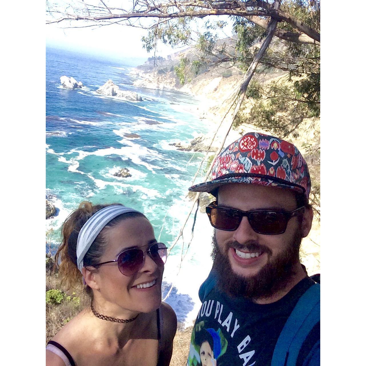 This picture was 100% the most awkward photo we have taken, because it was our first together, but I'll never forget how happy I was that we finally had a "couple photo".
