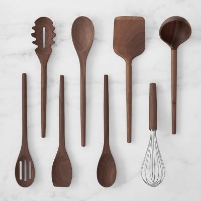 Williams Sonoma Ultimate Walnut Utensils, Set of 8