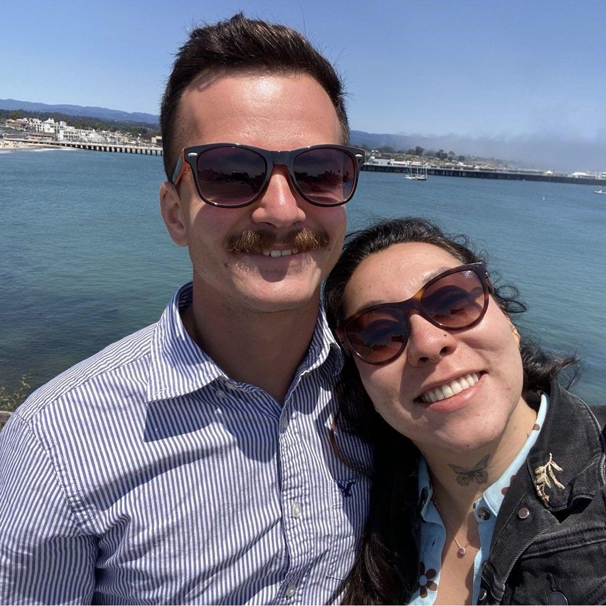 Back in Santa Cruz where he proposed