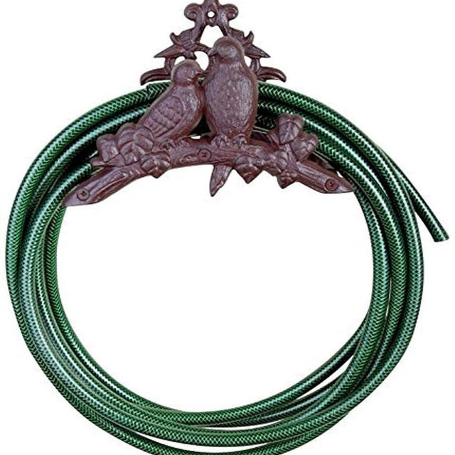 Fallen Fruits BR14 Bird Silhouette Hose Holder, Brown