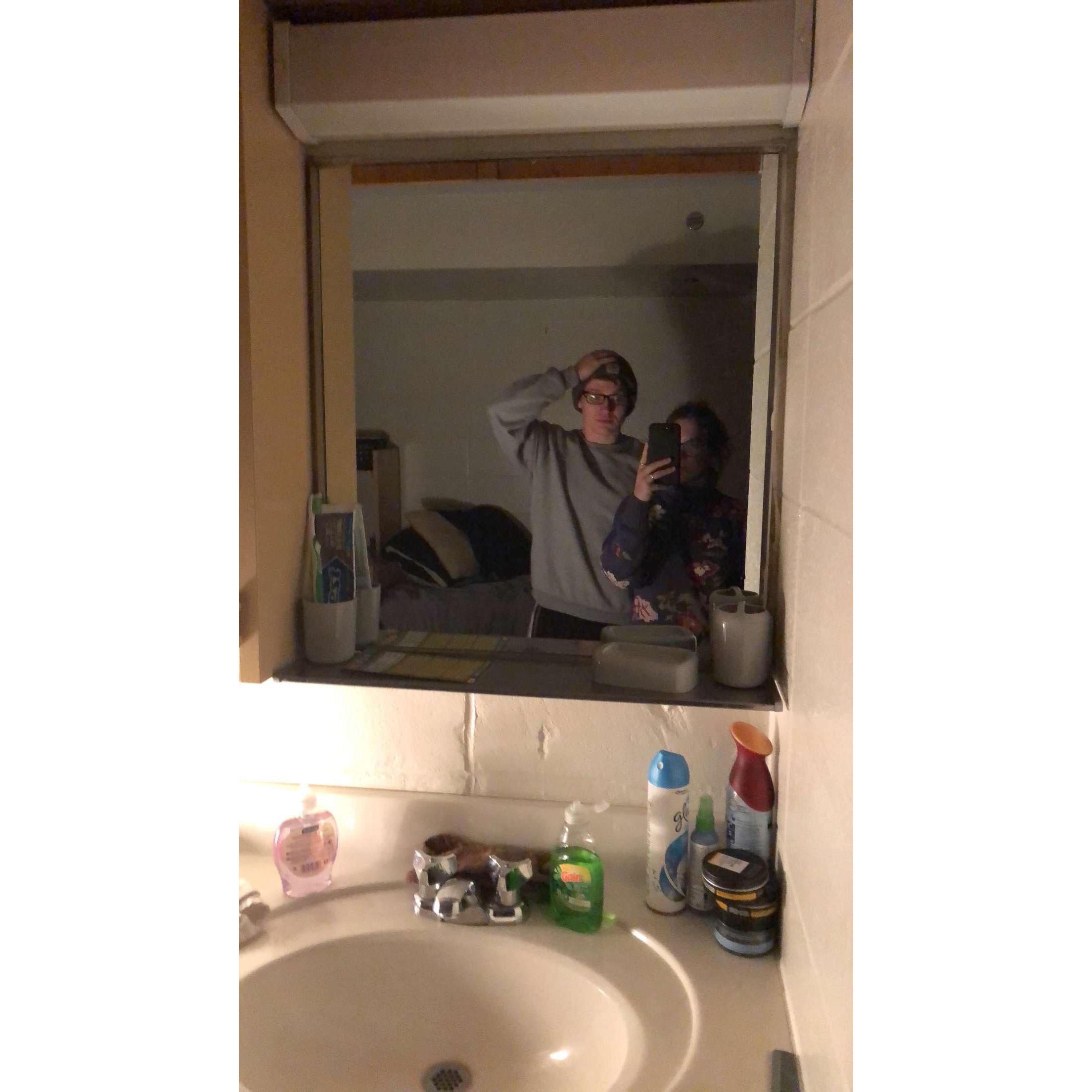 Our first photo together
