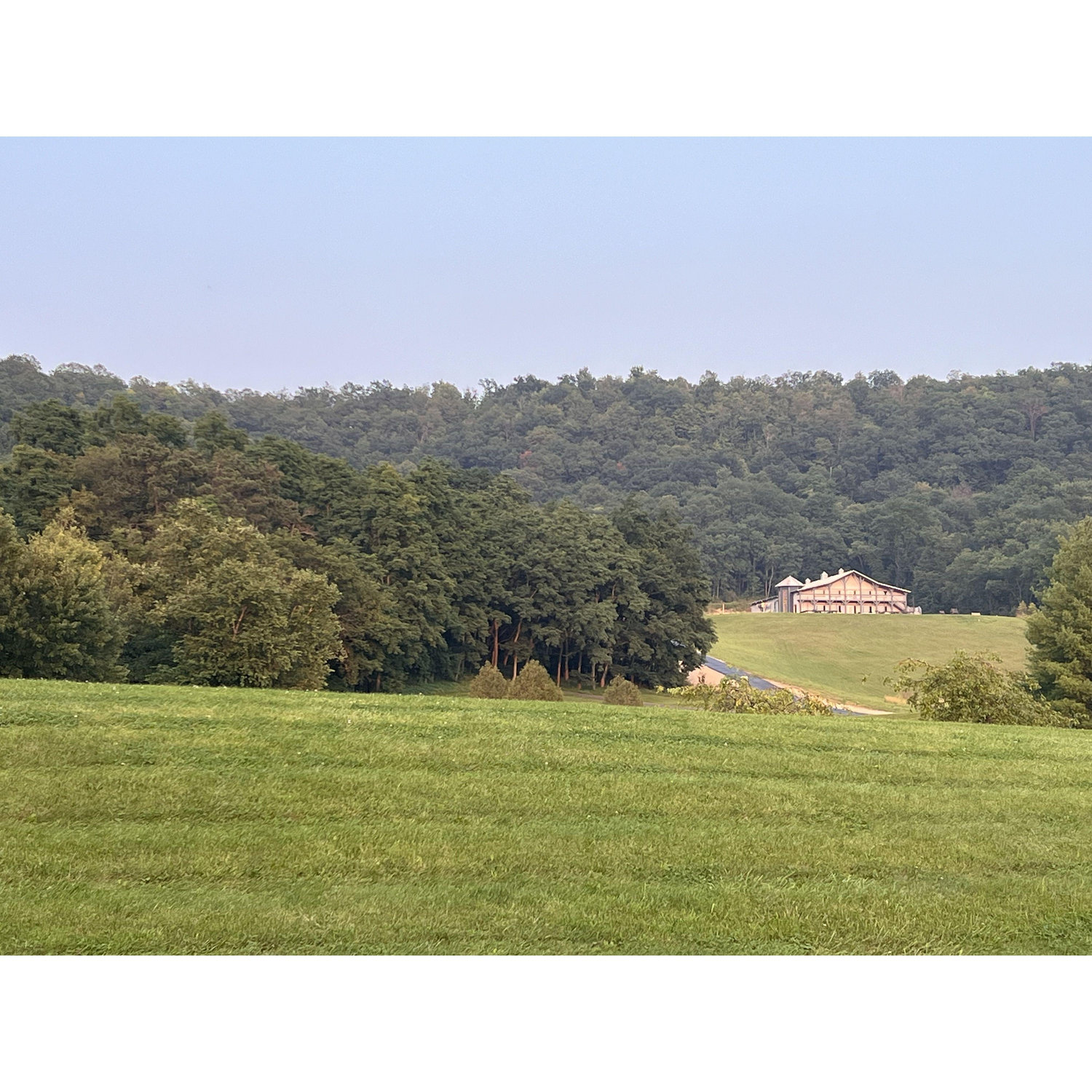 The view of our venue as you are turning in!