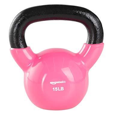 AmazonBasics Vinyl Kettlebell