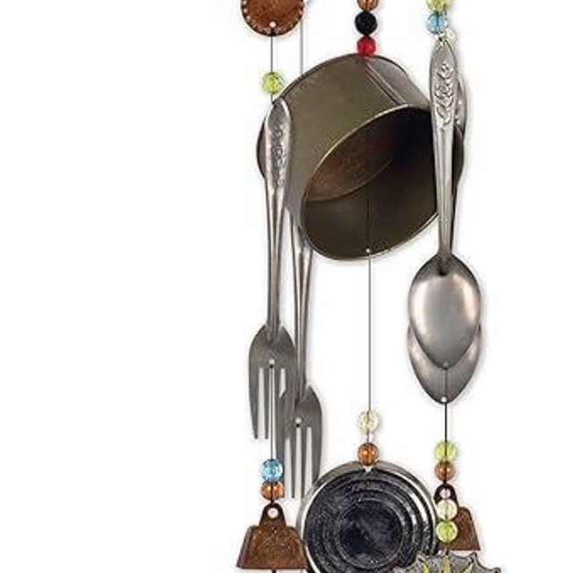 Sunset Vista Designs Watering Can Metal Wind Chime Galvanized
