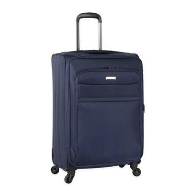 Latitude 40°N® Ascent 24-Inch Spinner Checked Luggage in Blue