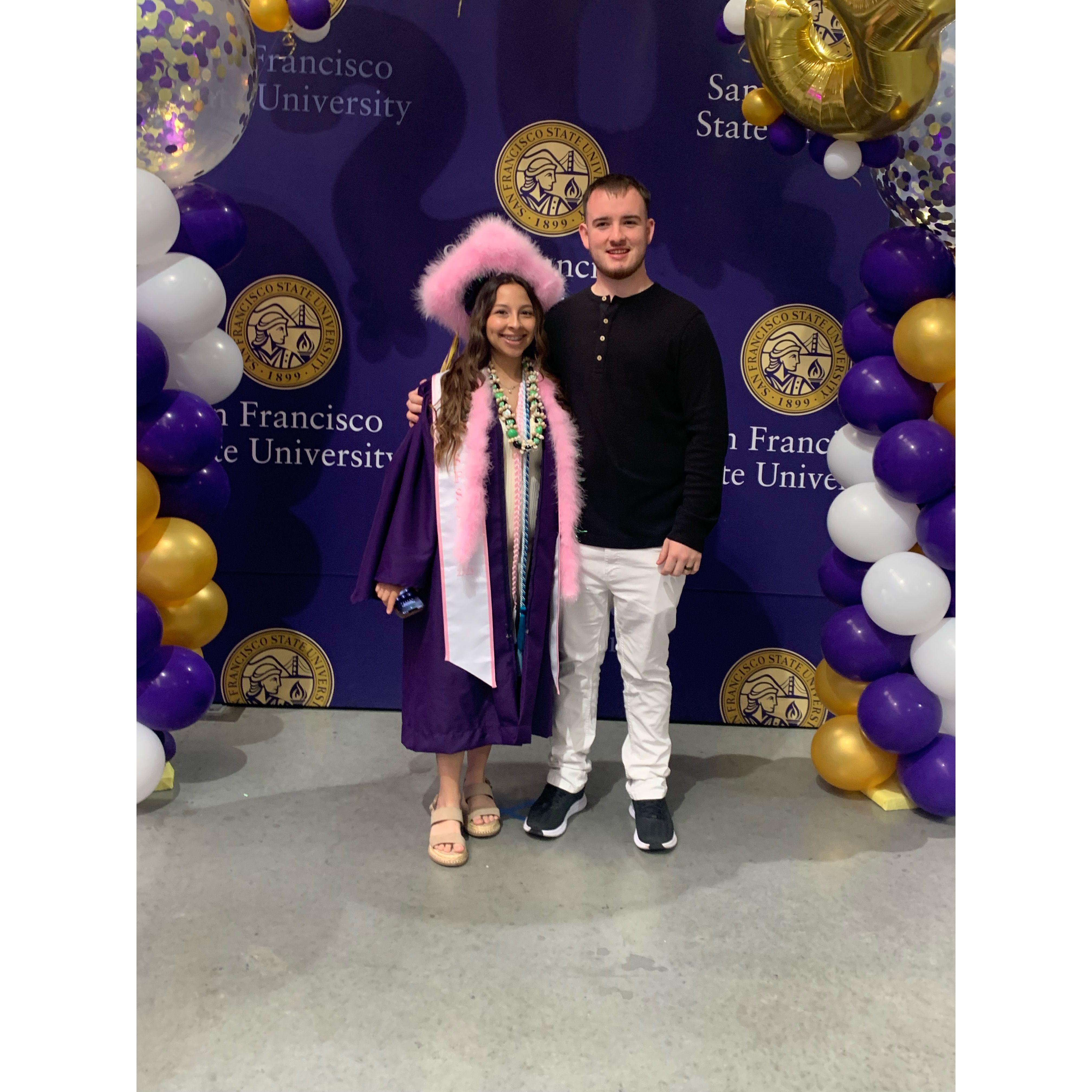 Sofia's college graduation