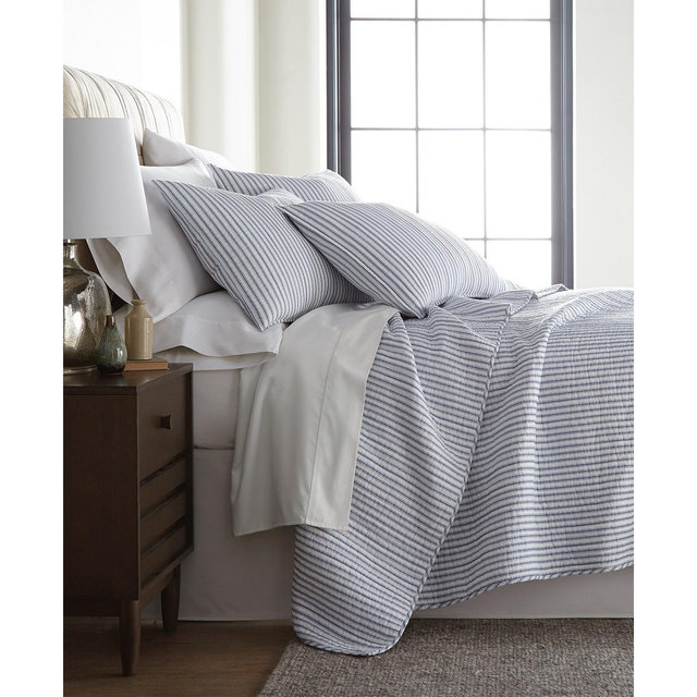 Levtex Tobago Stripe Reversible 3-Pc. Quilt Set, Full/Queen