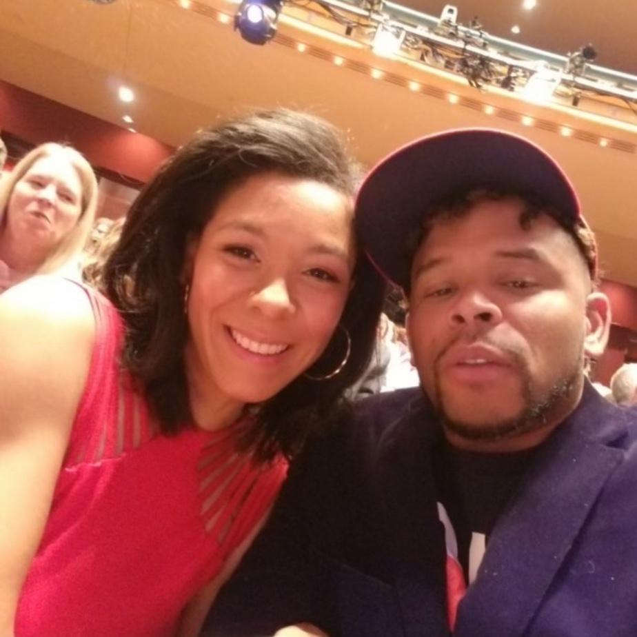 Our very first date was the Tina play at the Aronoff. Fall 2022