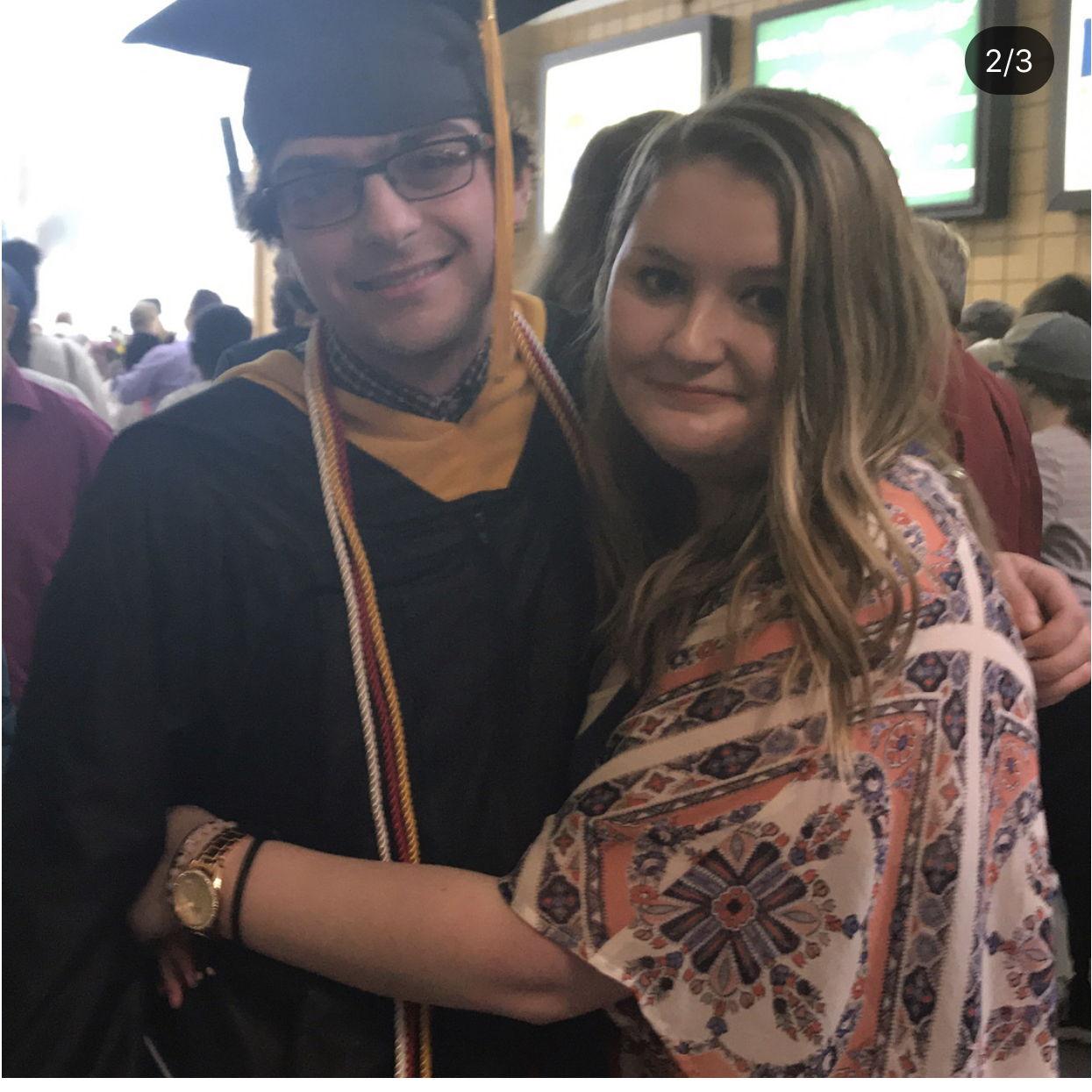 Rob's Bachelor's graduation... we were totally obsessed with eachother too scared to make a move.