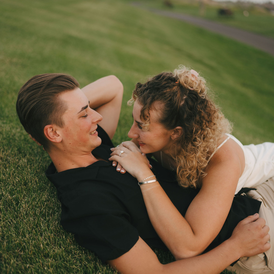 He proposed a few minutes earlier!