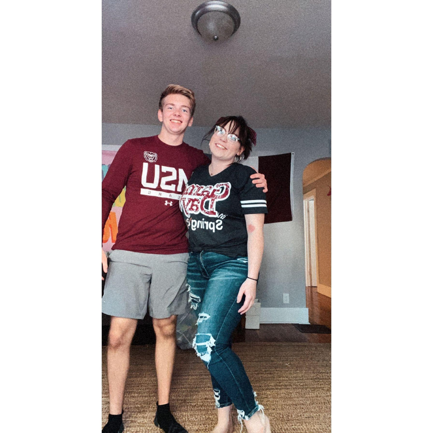 We have done everything together since August 2019, including cheering on our terrible college football team!