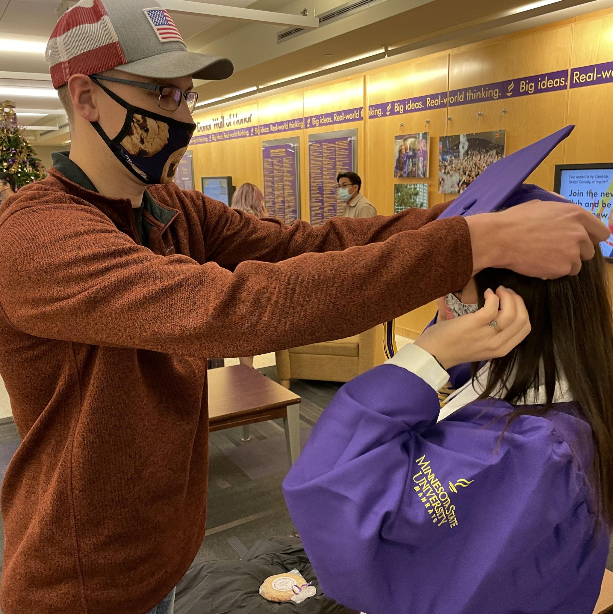 Katie's MSU Graduation, 2021.