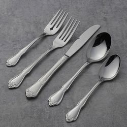 【ONEIDA】透かしのカフェトレー / ギャラリートレー 38cm Oneida, True Rose 45-Piece Everyday Flatware Set, Service For 8 | Zola