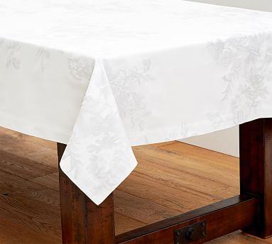 Monique Lhuillier Rose Bouquet Jacquard Tablecloth
