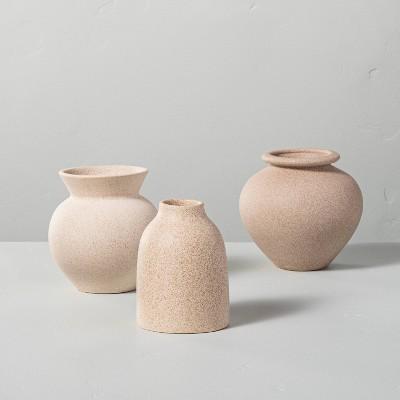 3ct Assorted Ceramic Bud Vase Set - Hearth & Hand™ with Magnolia