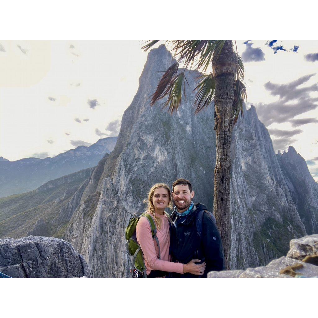 Emily's first 1000ft climb in Monterrey, MX
