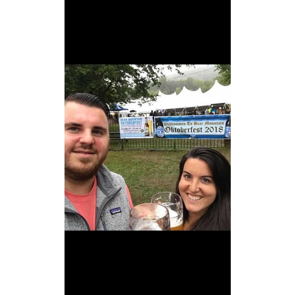 Celebrating our 3 year anniversary at Bear Mountain