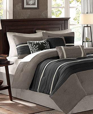 Palmer Microsuede 7-Pc. California King Comforter Set