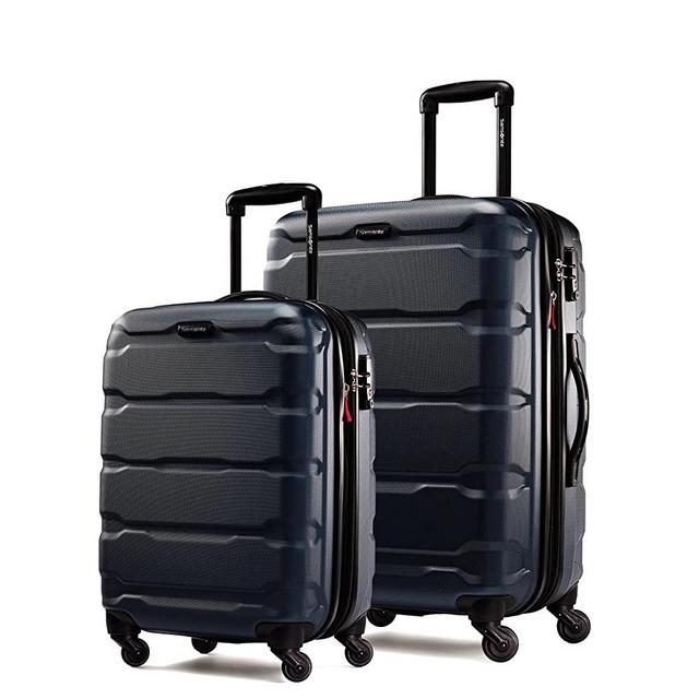 Samsonite Omni Pc Hardside Expandable Luggage with Spinner Wheels (Navy, 2-Piece Set (20/28))