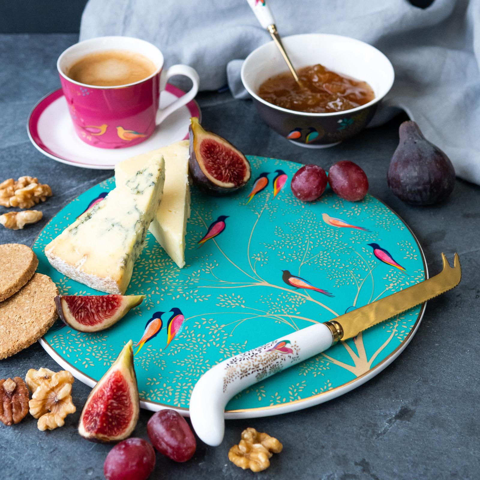 Portmeirion, Sara Miller Chelsea Cheese Plate & Knife Set | Zola