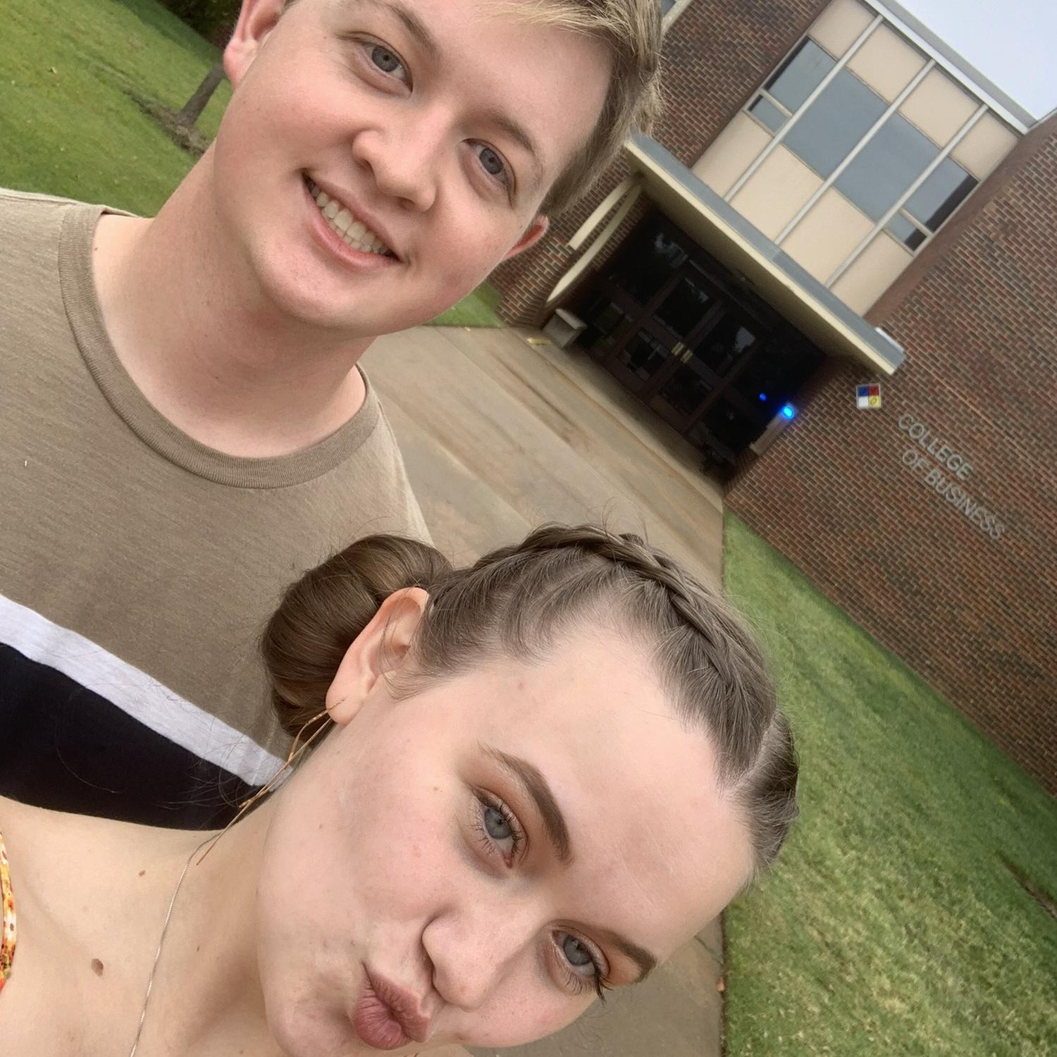 Gabe’s college! The building that houses the college of business at UCO, 2022