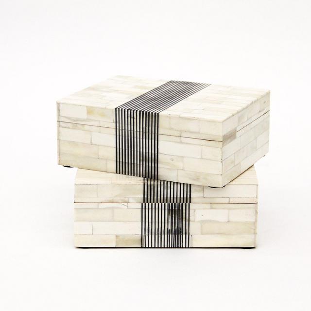 Stripe Pattern Bone Box