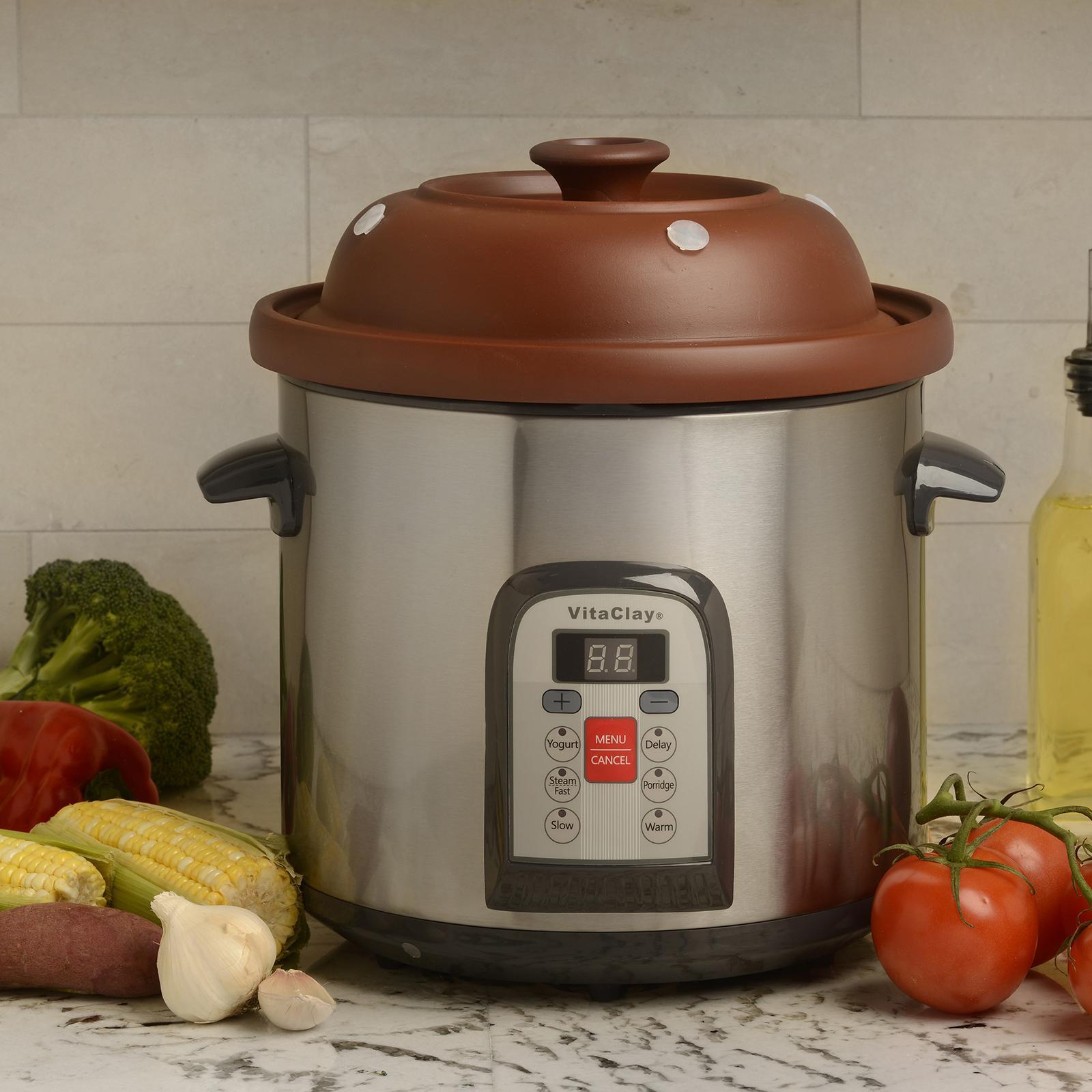 VITACLAY Fast Slow Cooker vs. Instant Pot vs. slow cooker Crock