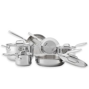 Breville® Thermal Pro™ Clad Stainless 10-Piece Cookware Set and Open Stock