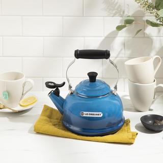 Whistling Steel Kettle with Porcelain Enamel Finish