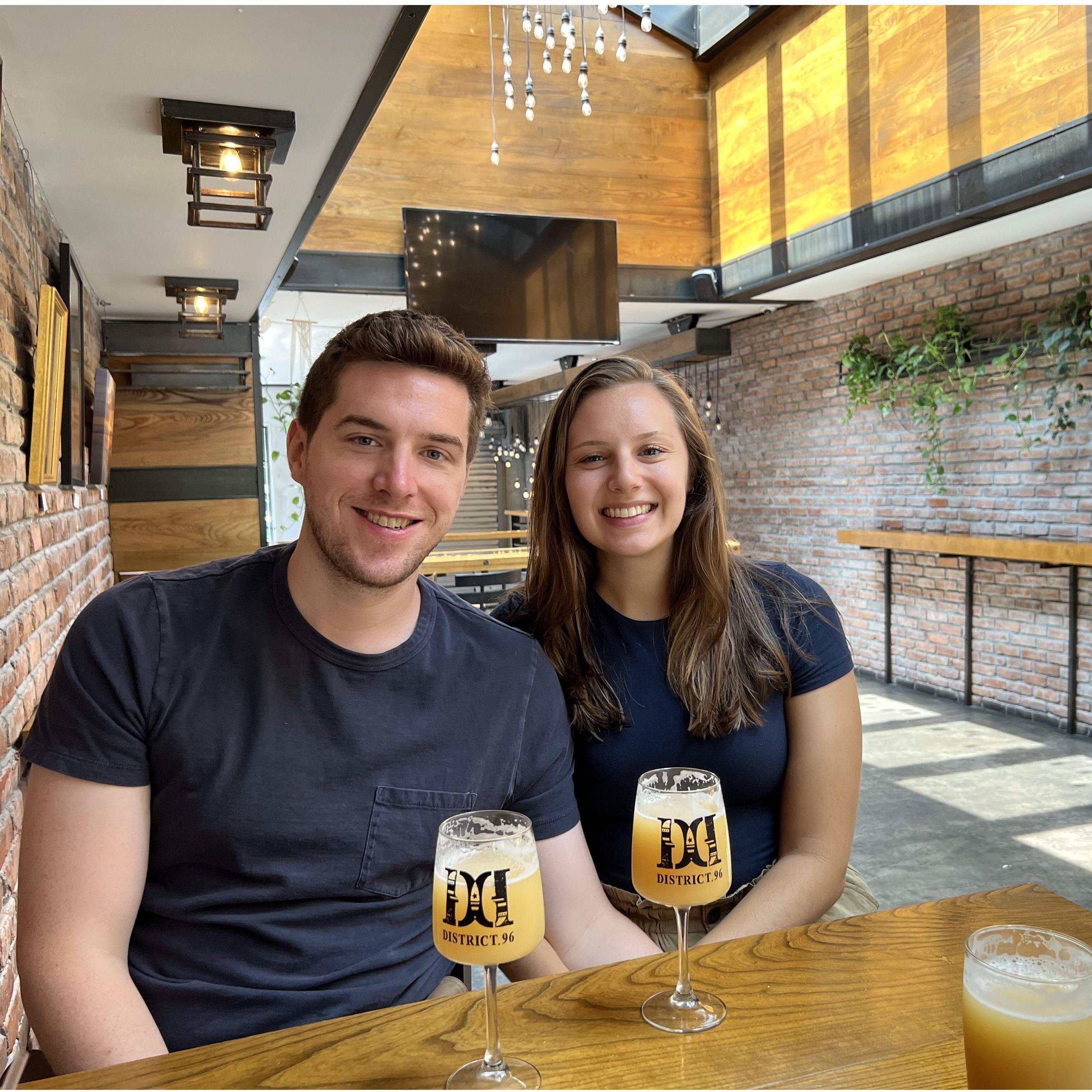 At District 96, our favorite brewery