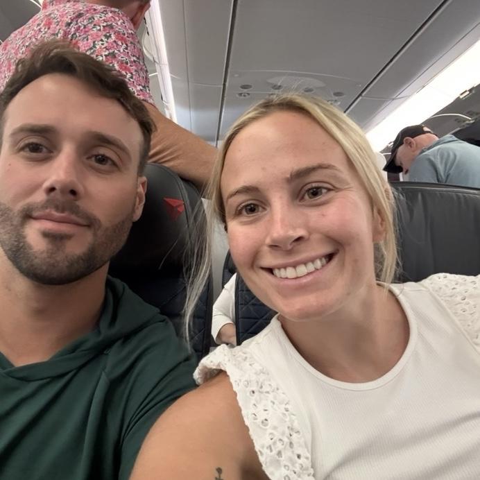Plane ride to Barcelona, day before the engagement! -2025