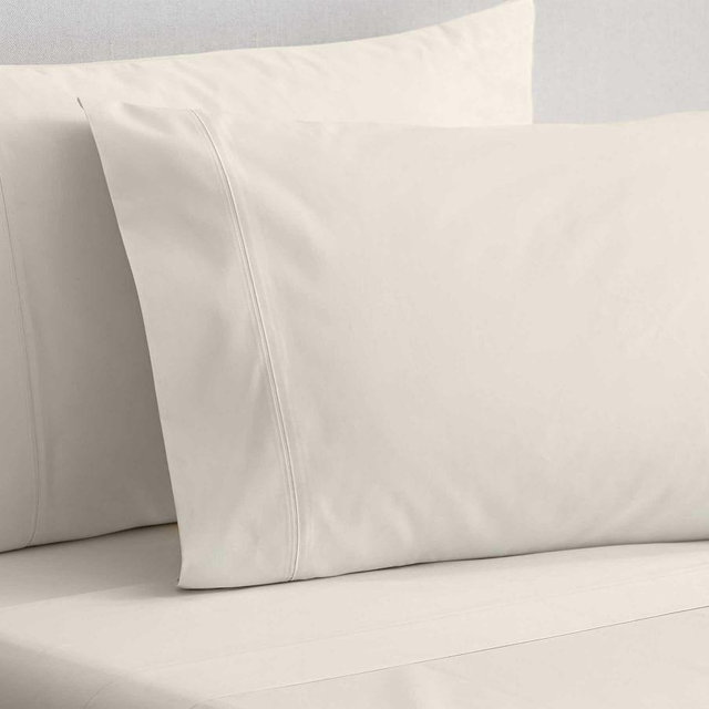 700-Thread-Count Sateen Extra Pillowcases, Standard S/2 Classic Ivory