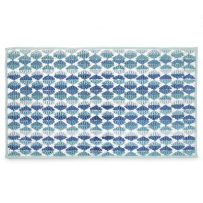 Daya 20" x 30" Bath Rug in Blue
