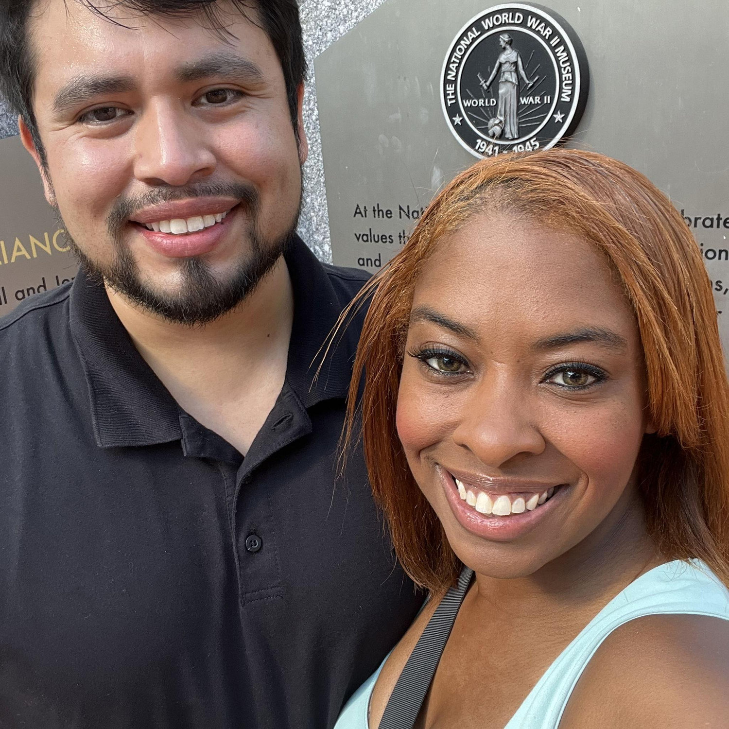 Before we walked into the WWII Museum