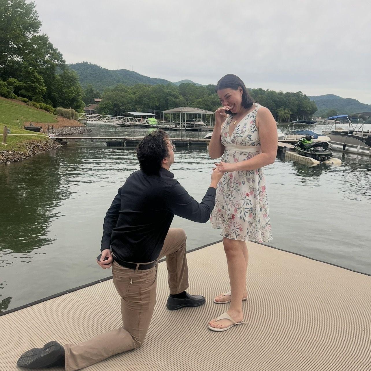 The day she said "Yes"!