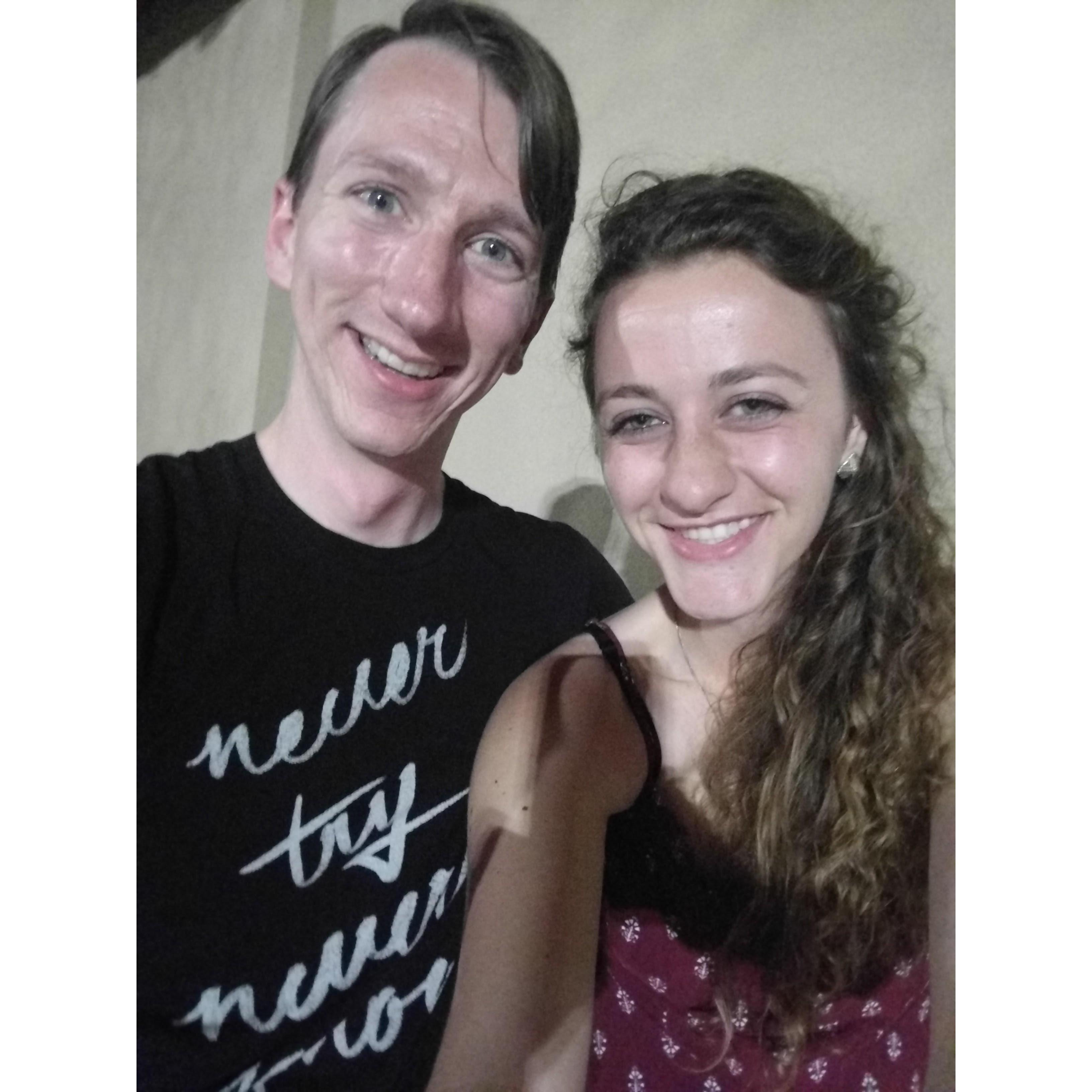 Right after Cat officially agreed to be Daniel's girlfriend!