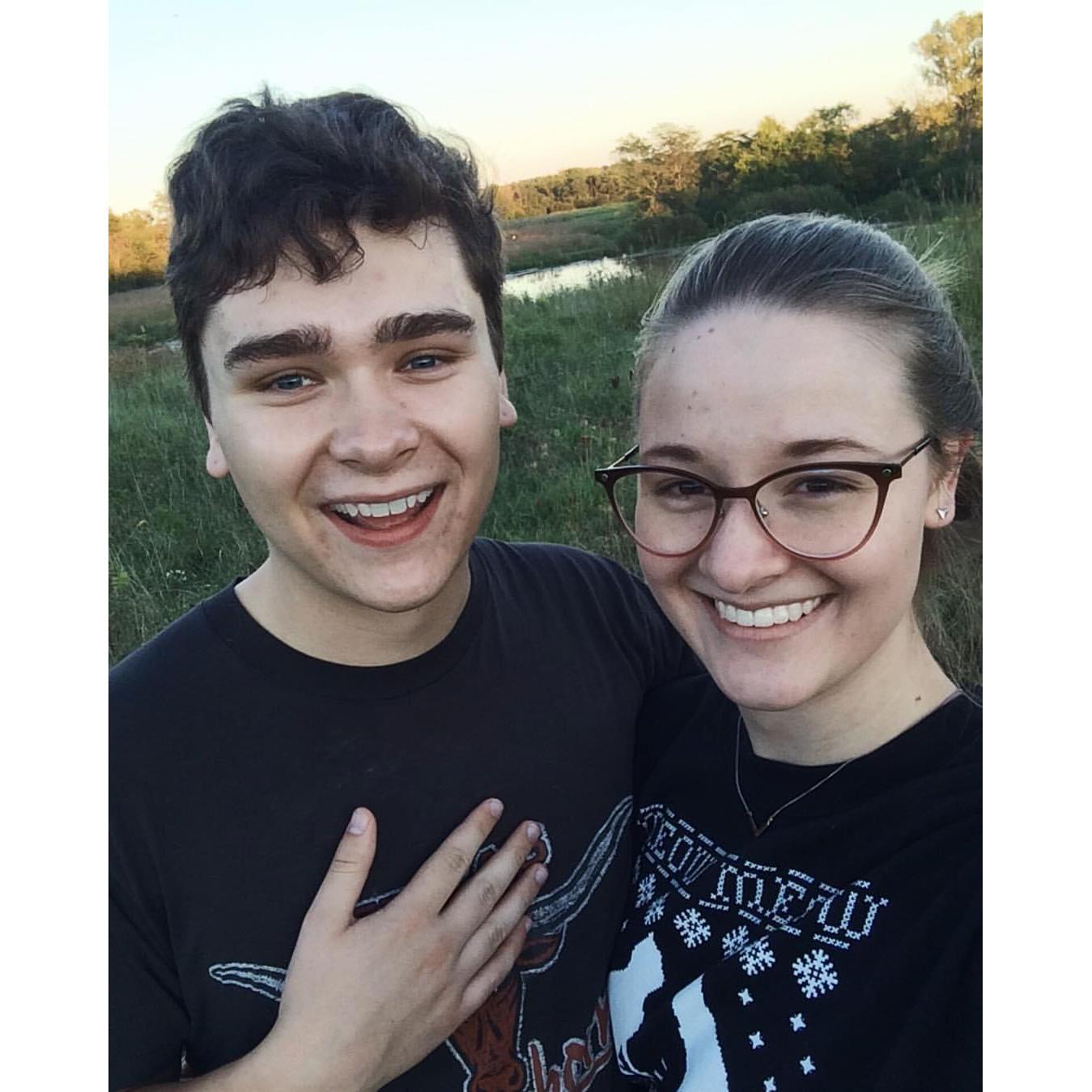 We absolutely love the outdoors and many of our favorite memories together are during hikes or explorations. This was from a morning hike at Grant Nature Reserve.