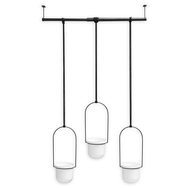Umbra Triflora Hanging Planter in White