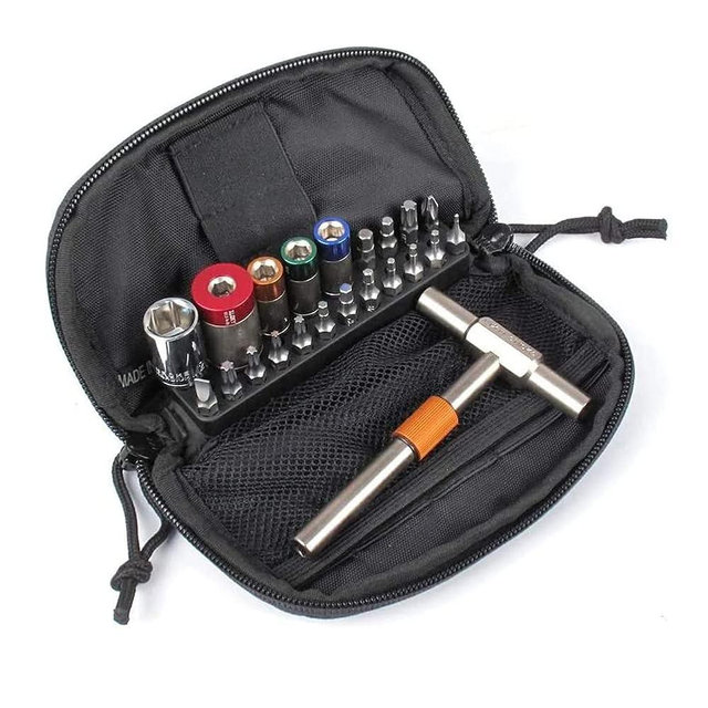 FIX IT STICKS Four Limiter Kits with Deluxe Case, 65, 45, 25, and 15 Inch lbs Kit (with T-Way Wrench) & 3/16" Extended Ball End Hex (FISTLS11-T-EB316)