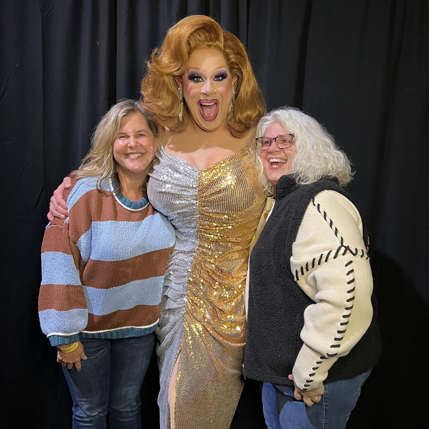 NINA! We've been lucky enough to see the famous and fabulous Nina West a few times and have hung out with her as well. She even sang a song about our engagement on New Year's Eve!