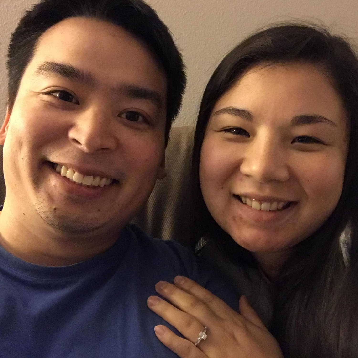 When he actually proposed... and I forgot to say a verbal yes.