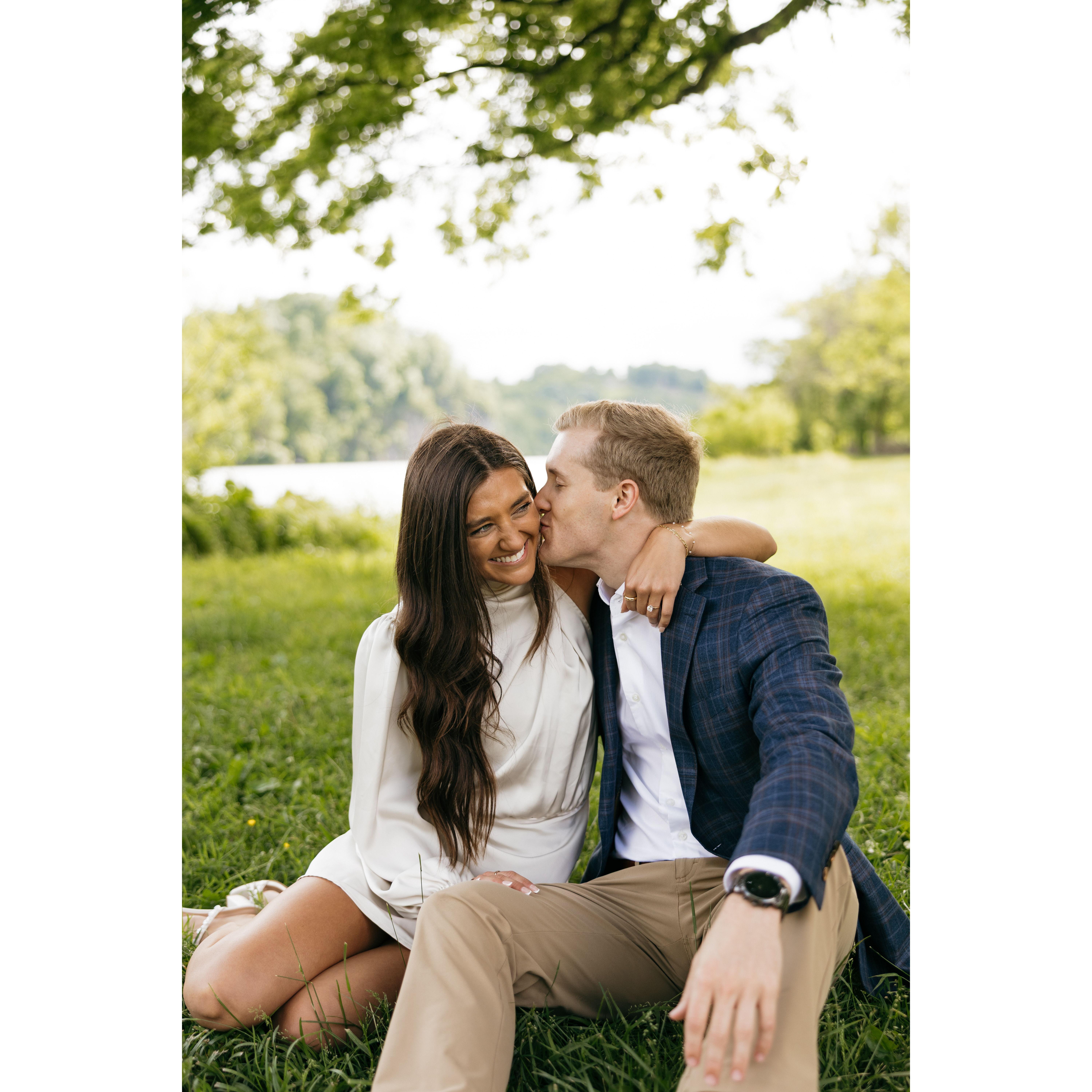 The day we got engaged.