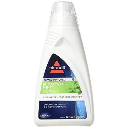 BISSELL EUCALYPTUS MINT DEMINERALIZED STEAM MOP WATER, 32 ounces, 1392, WHITE